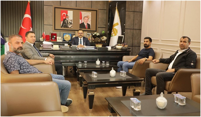 Organize Sanayi Heyetinden Başkan İnan’a Ziyaret