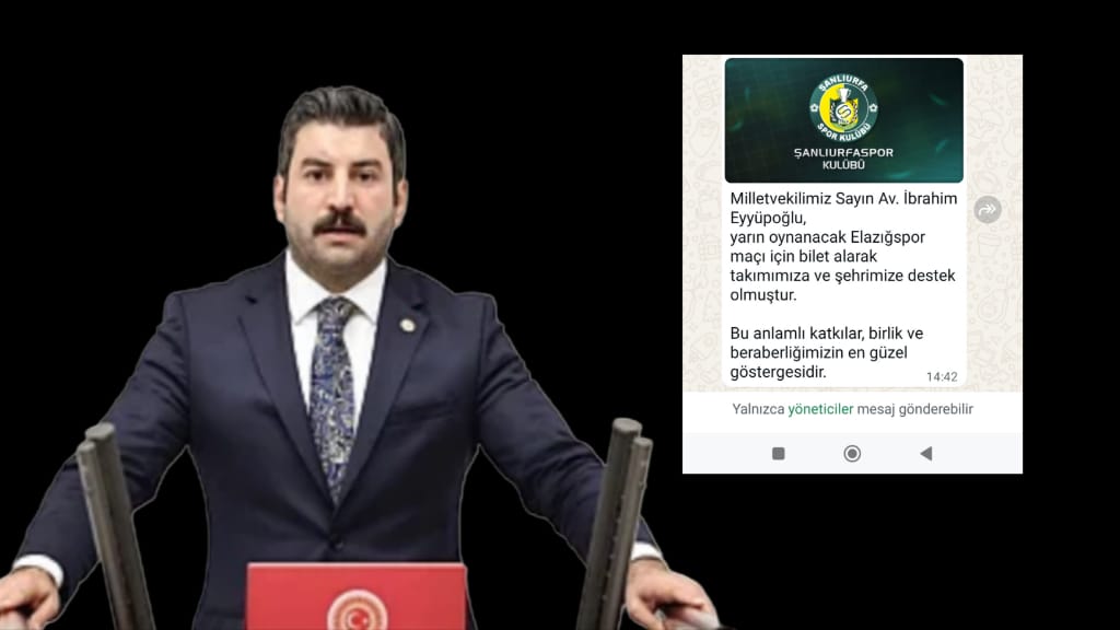 Milletvekili İbrahim Eyyüpoğlu’ndan Şanlıurfaspor’a Anlamlı Destek