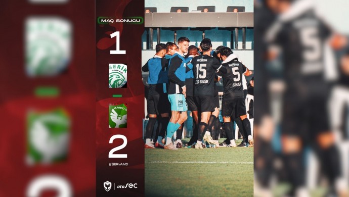 Amedspor deplasmanda 2-1 kazandı
