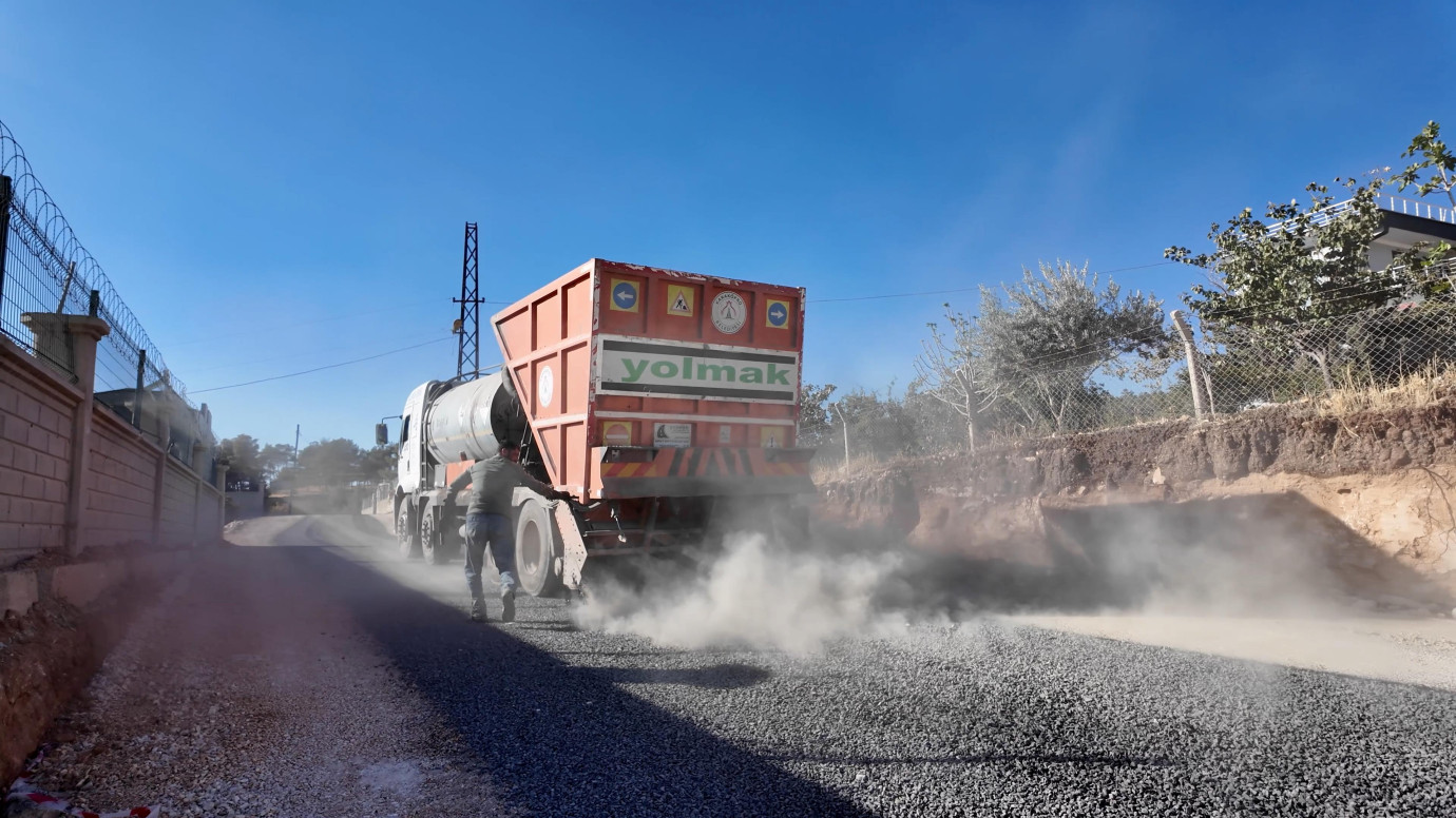 Karaköprü’de Yollar Kışa Hazırlanıyor-(VİDEO)