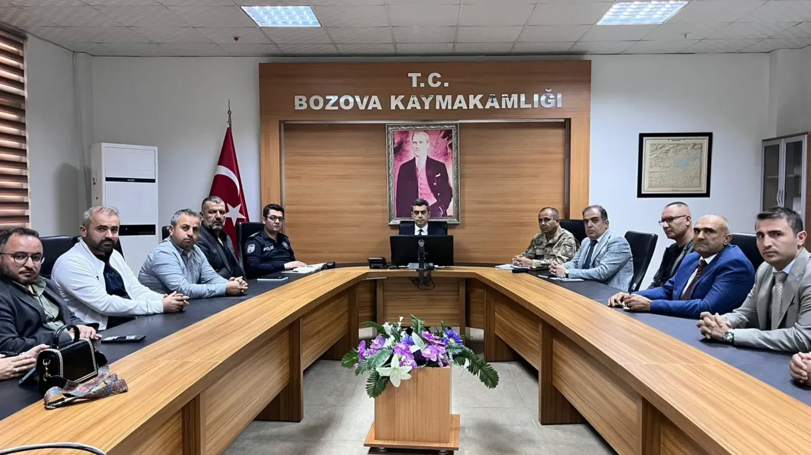 Bozova’da Okul Çevre Güvenliği Toplantısı Yapıldı