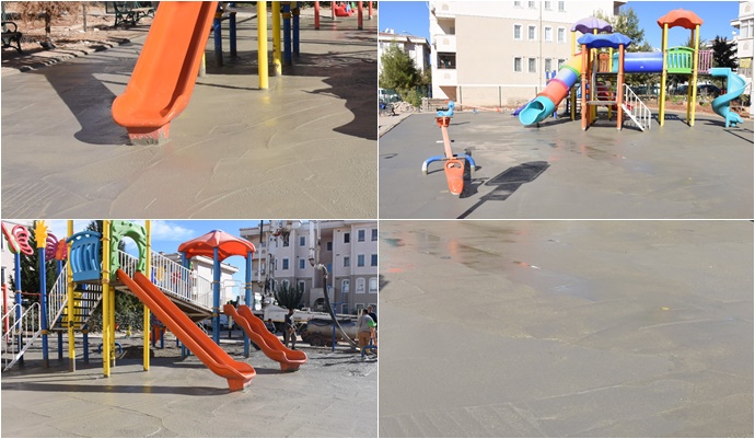 Hilvan’da Beton Zemin, Güvenli Park Maskesiyle Sunuldu!