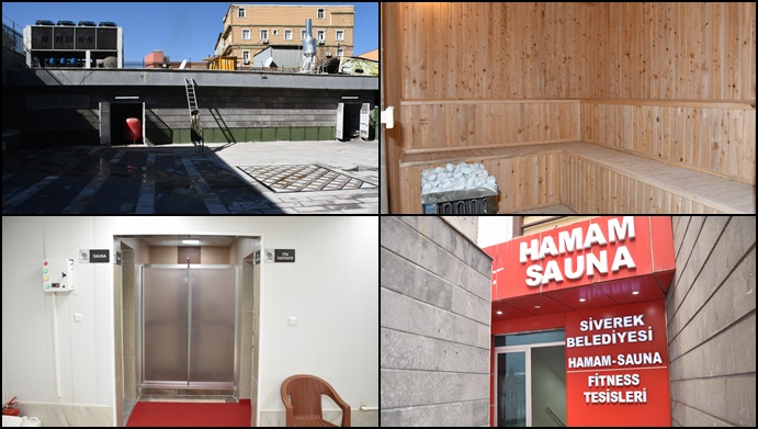 Siverek’te erkekler için hamam ve sauna yeniden hizmete açıldı