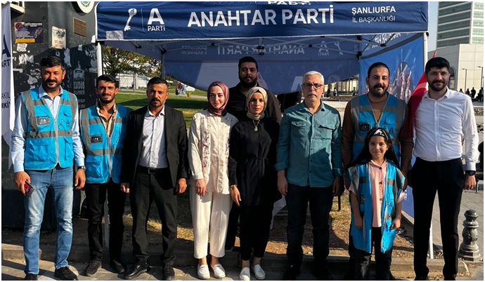 Anahtar Parti’den Şanlıurfa’da Yoğun İlgi Gören Stand Çalışması