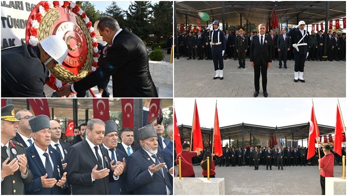 ŞANLIURFA’DA 10 KASIM ATATÜRK’Ü ANMA TÖRENİ DÜZENLENDİ