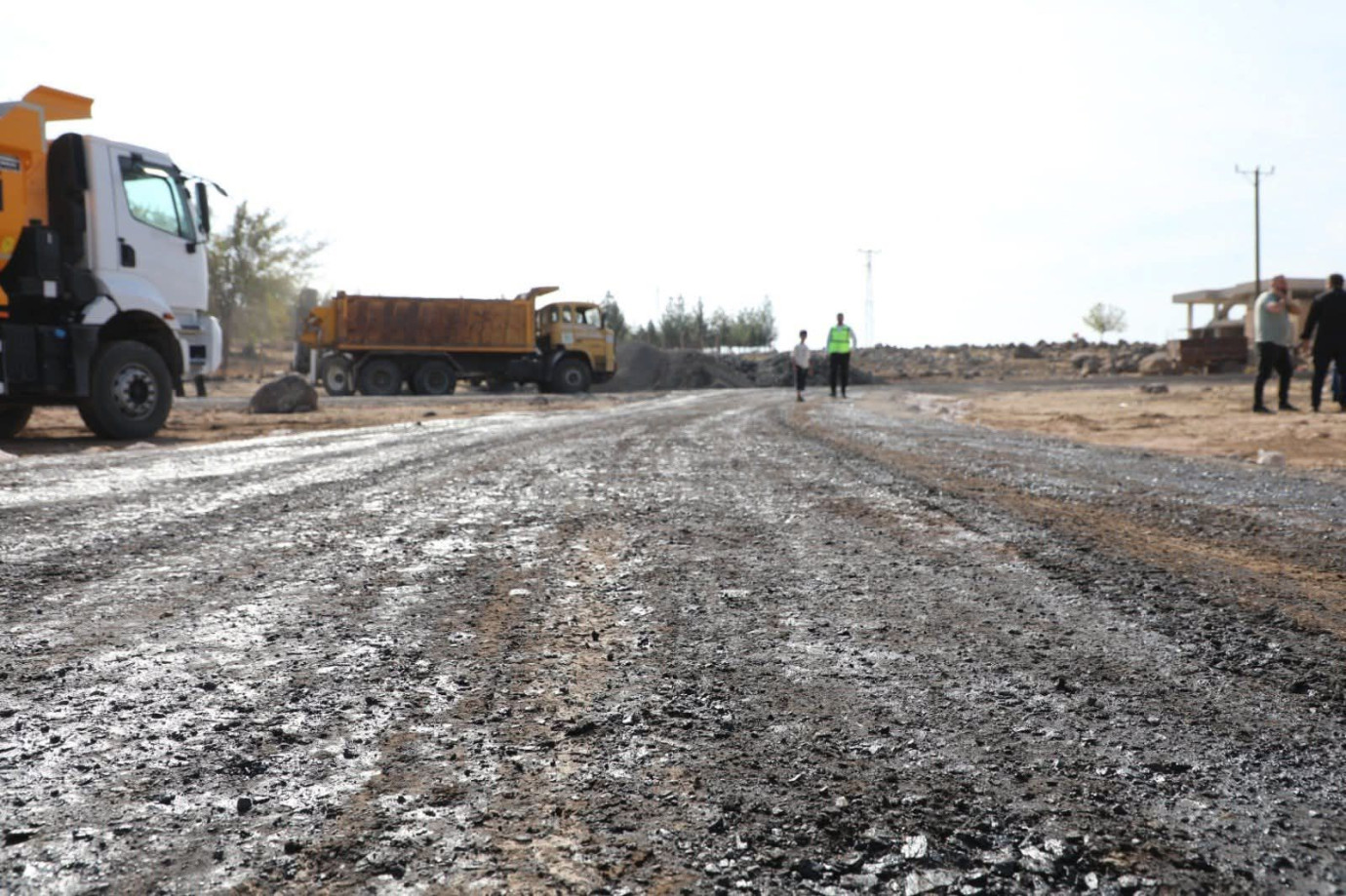 Mangesor Mahallesi’nde Asfalt Çalışmaları Tüm Hızıyla Sürüyor