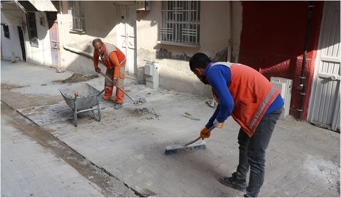 Haliliye Belediyesi, Yavuz Selim Mahallesi’nde Üstyapı Çalışmalarını Sürdürüyor-(VİDEO)