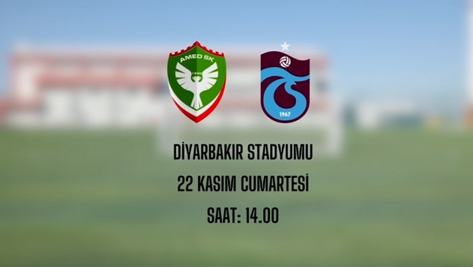 Amedspor-Trabzonspor maçına davet
