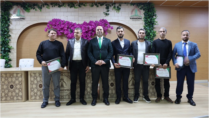 Karaköprü’de Örnek İşletmeler Sektörel Başarı Belgesi İle Ödüllendirildi-(VİDEO)