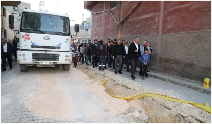 Eyyübiye’de Bir Mahalle Daha Doğalgaza Kavuşuyor-(VİDEO)