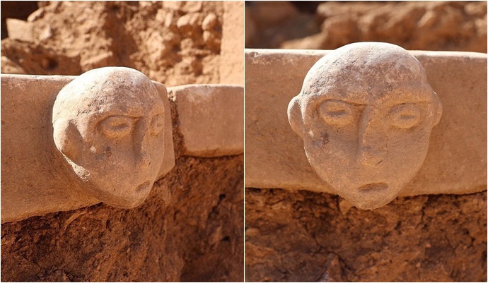 Şanlıurfa’da 10 Bin Yıllık İnsan Yüzü Heykeli Bulundu