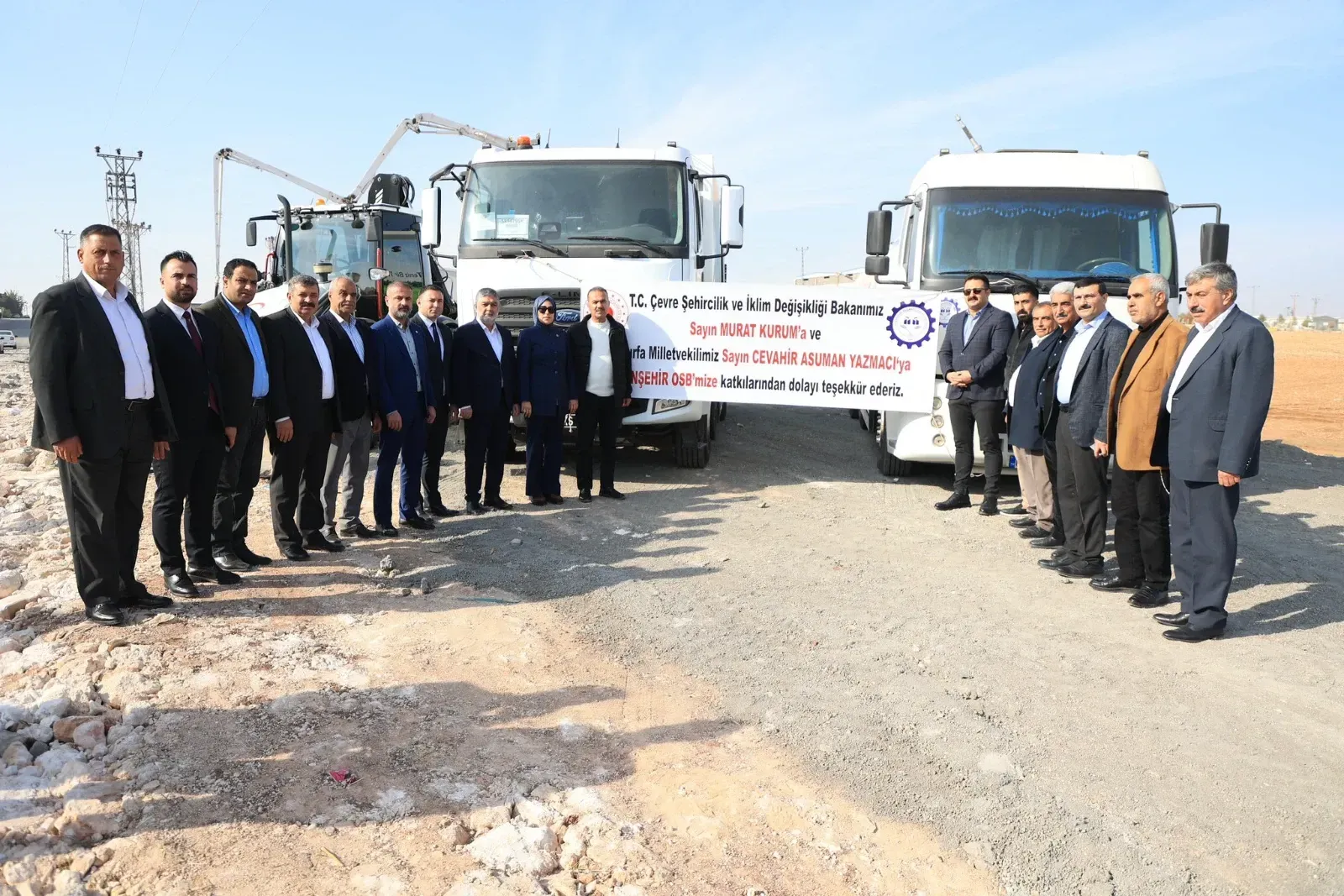 Viranşehir OSB’ye Hibe Araç Teslimi ve Yeni Yatırım Temeli Atıldı