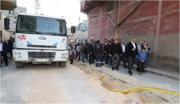 Eyyübiye’de Bir Mahalle Daha Doğalgaza Kavuşuyor