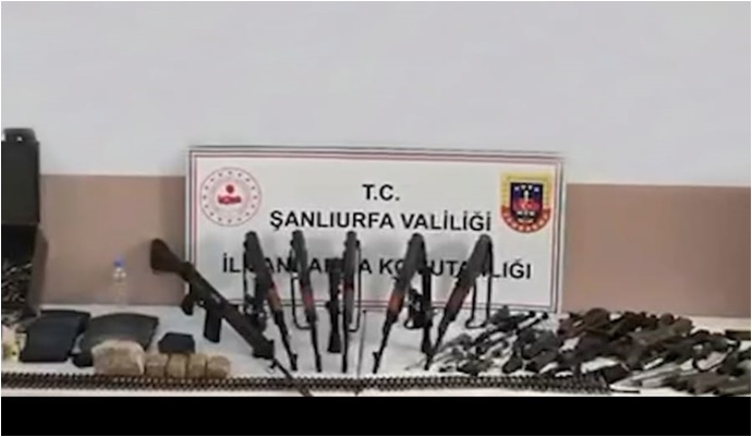 Haliliye’de Çok Sayıda Silah ve Mühimmat Ele Geçirildi