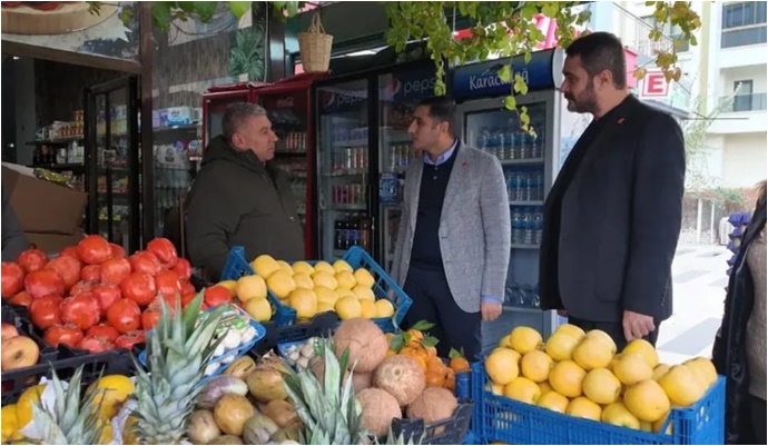 CHP'li Karadağ: Karaköprü esnafı yanlış ekonomik politikaların altında eziliyor