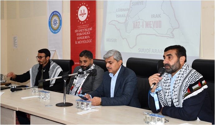 Sumud Gazze Yolculuğu Paneli: Küresel Dayanışmanın Merkezi Harran Üniversitesi’nde