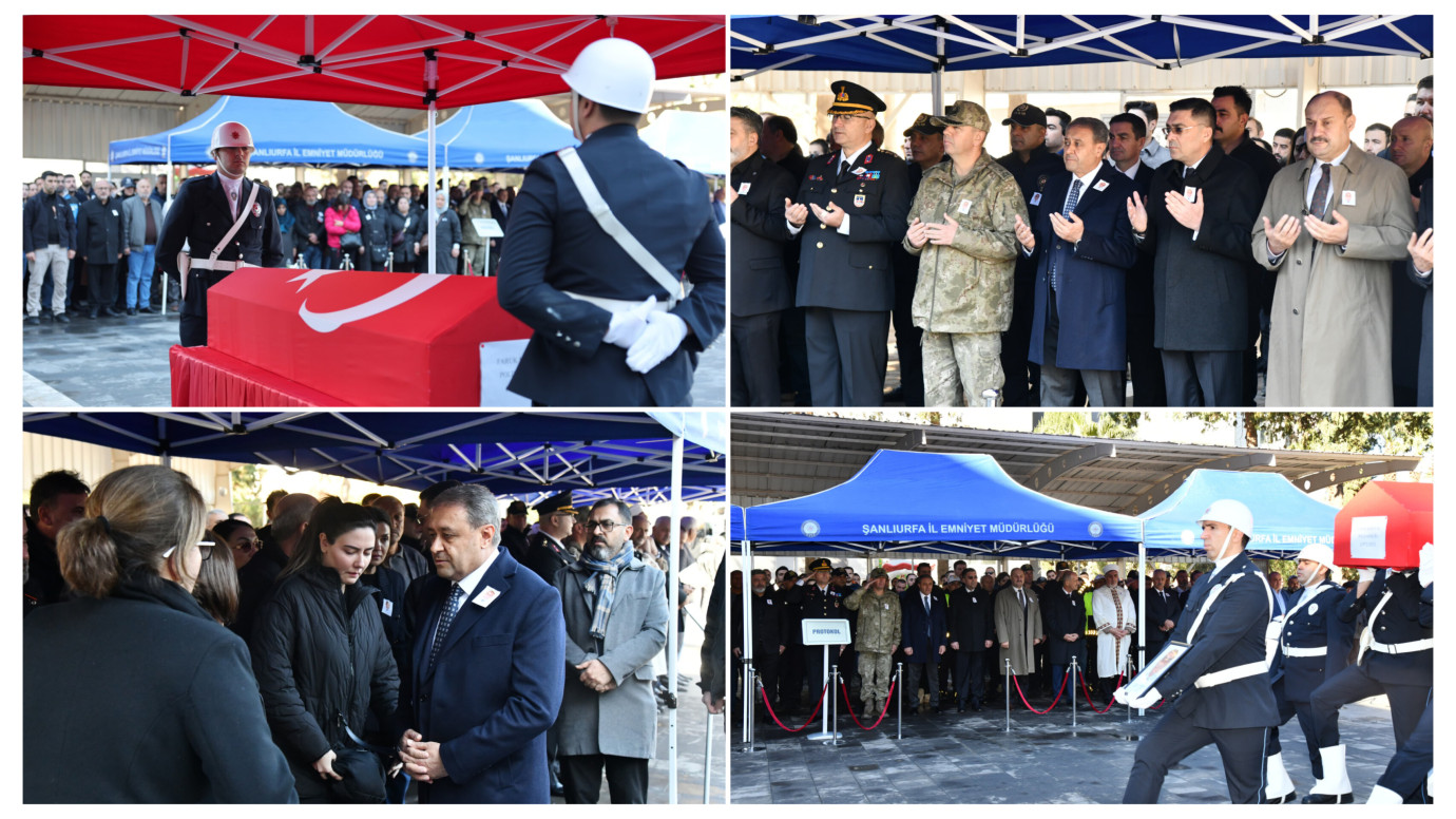Şanlıurfa’da Polis Memuru Faruk Karataş Son Yolculuğuna Uğurlandı