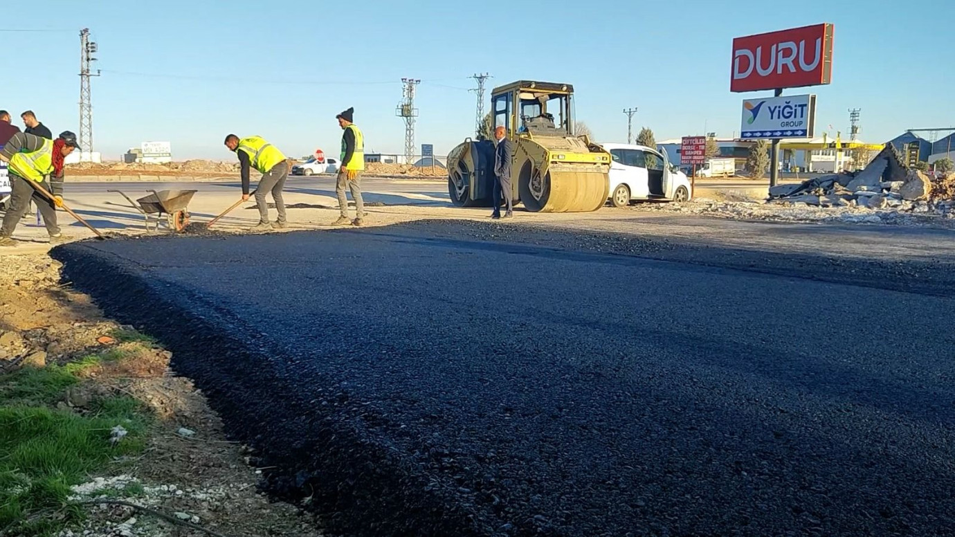 Eyyübiye’de Fabrikalar Yolunda Asfalt Çalışması Tamamlandı-(VİDEO)