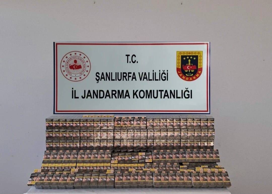 Şanlıurfa 'da kaçak sigara operasyonu