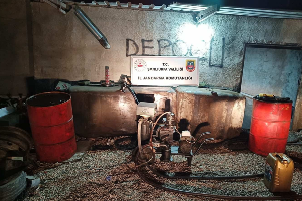 Şanlıurfa'da bin 270 litre kaçak akaryakıt ele geçirildi