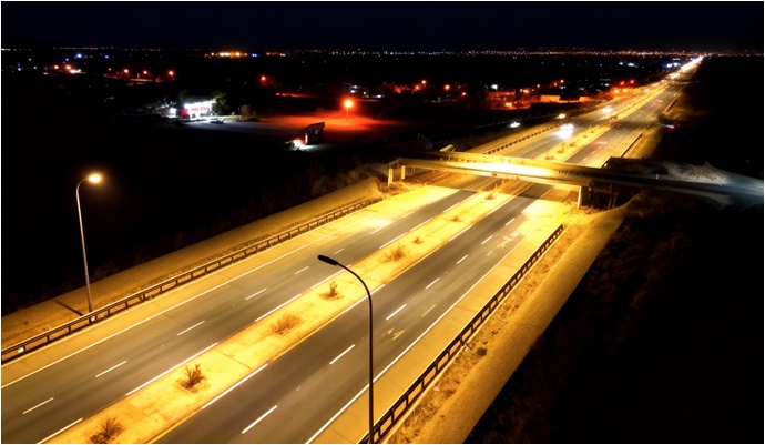 Dicle Elektrik’ten Şanlıurfa-Mardin Karayolu’na  49 Milyon TL’lik LED Aydınlatma 