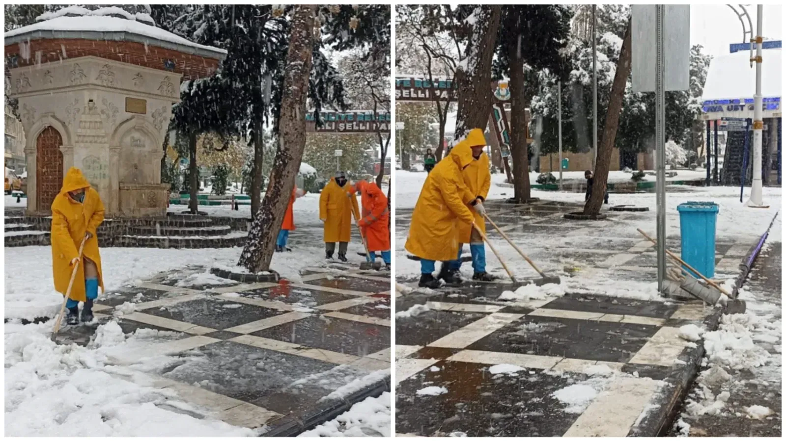 Haliliye Belediyesi karla mücadele çalışmalarını sürdürüyor