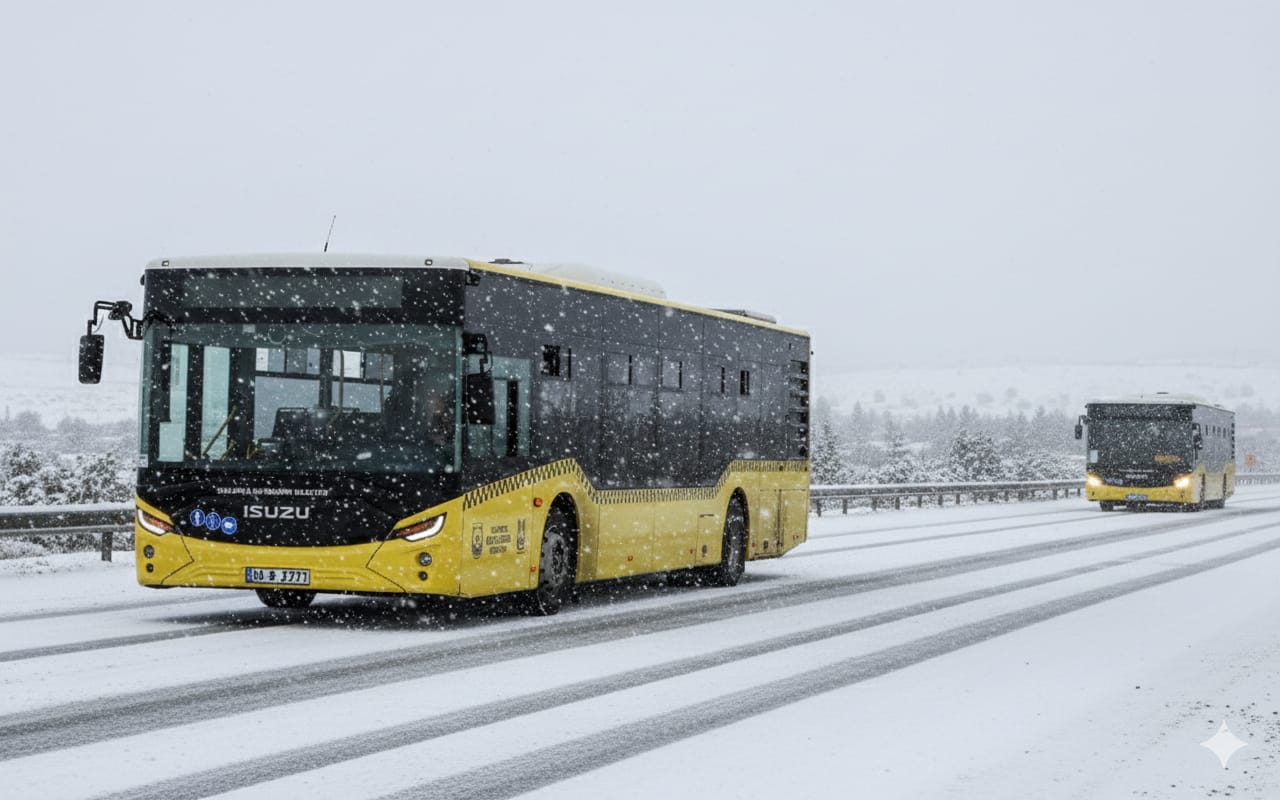 Kar Nedeniyle Şanlıurfa’da Toplu Taşıma Bedava