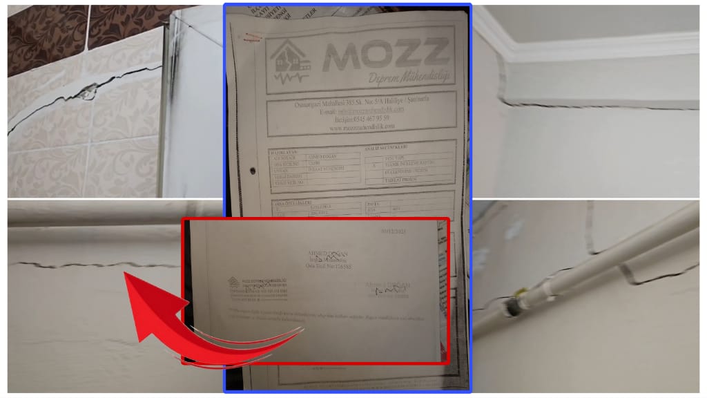 Bu Nasıl Hasar Tespiti? Alt Kat Mühürlü, Üst Kat Oturulabilir-(VİDEO)