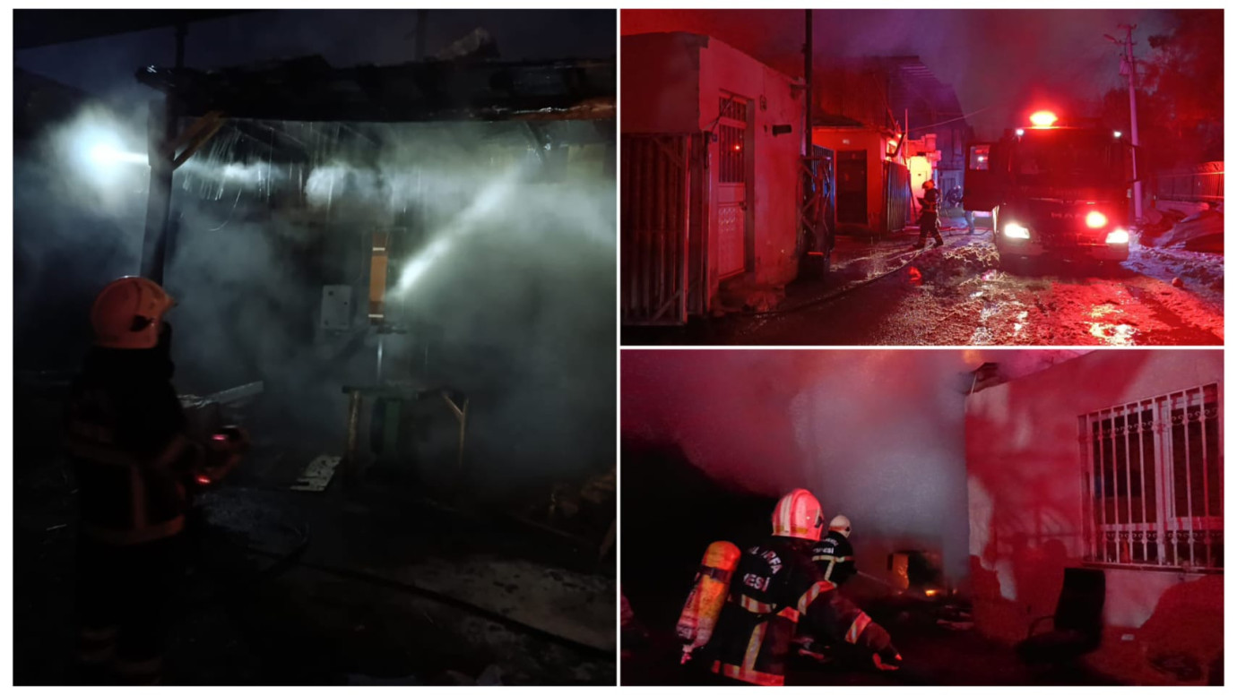 Haliliye’de İş Yeri Yangını Korkuttu