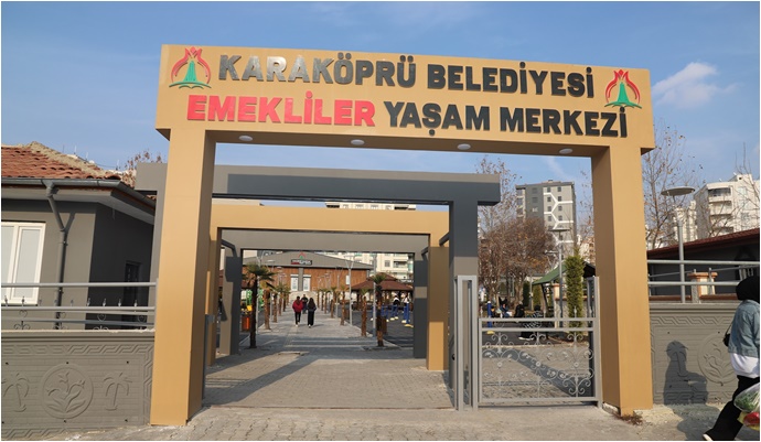 Karaköprü'de Emeklilere Değer Veren Merkez-(VİDEO)