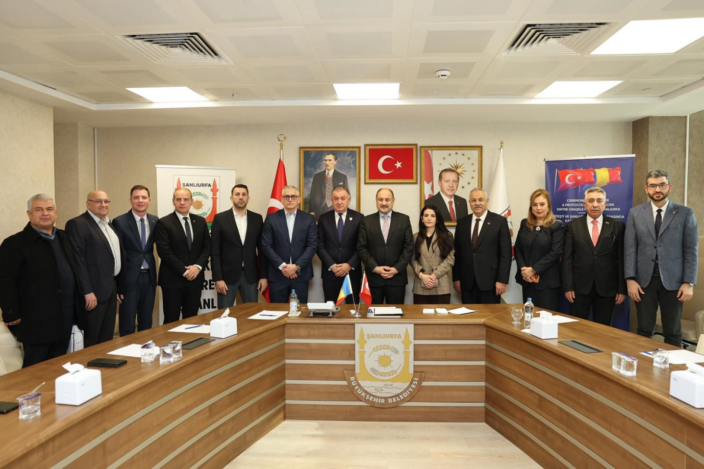 Şanlıurfa ile Romanya’nın Pitești kenti kardeş şehir oldu-(VİDEO)