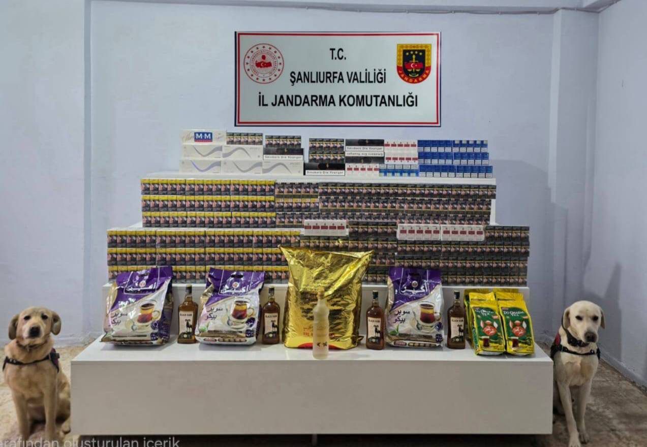 Şanlıurfa’da kaçak tütün ve alkol operasyonu: 35 şüpheliye işlem