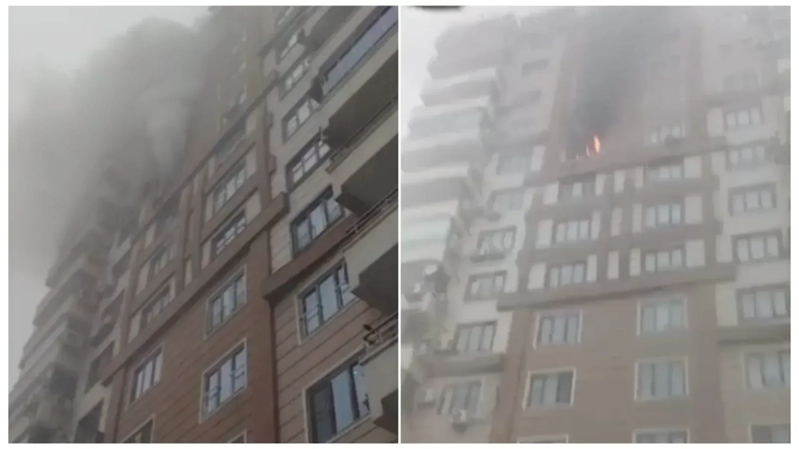 Şanlıurfa 'da bir sitede çıkan yangın korkuttu