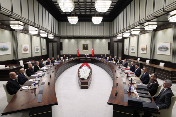MGK, Cumhurbaşkanı Erdoğan'ın başkanlığında toplandı