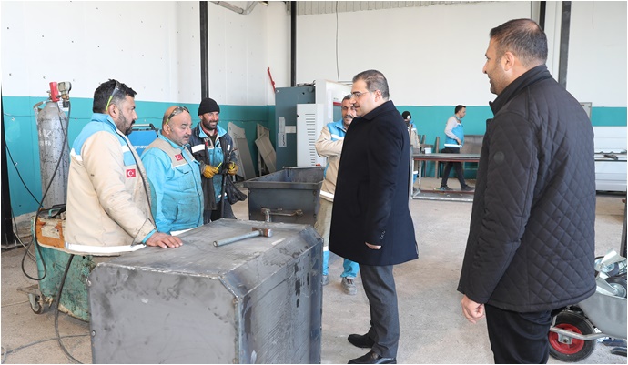 Üreten Belediye Modeli Büyüyor: Başkan Canpolat Üretimi Yerinde İnceledi-(VİDEO)