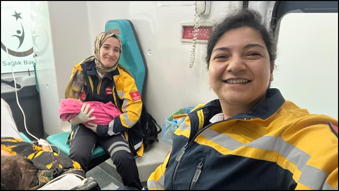 Ceylanpınar’da Ambulansta Sağlıklı Doğum