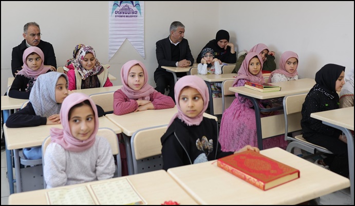 Eyyübiye’de Kur’an Okumaya Başlayan Çocuklar Büyük Sevinç Yaşadı-(VİDEO)