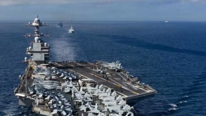 ABD’nin en büyük uçak gemisi Girit’te