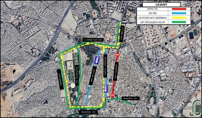 Tarihi ve Turistik Güzergâhta Trafik Yönü Değişiyor