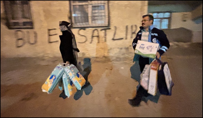 Eyyübiye Belediyesi’nin Destekleri Ailelere Ulaşıyor-(VİDEO)