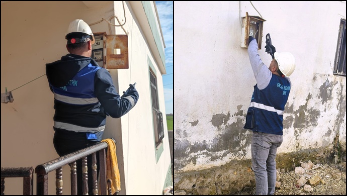 Şanlıurfa’da bir haftada 946 kaçak elektrik bağlantısı tespit edildi