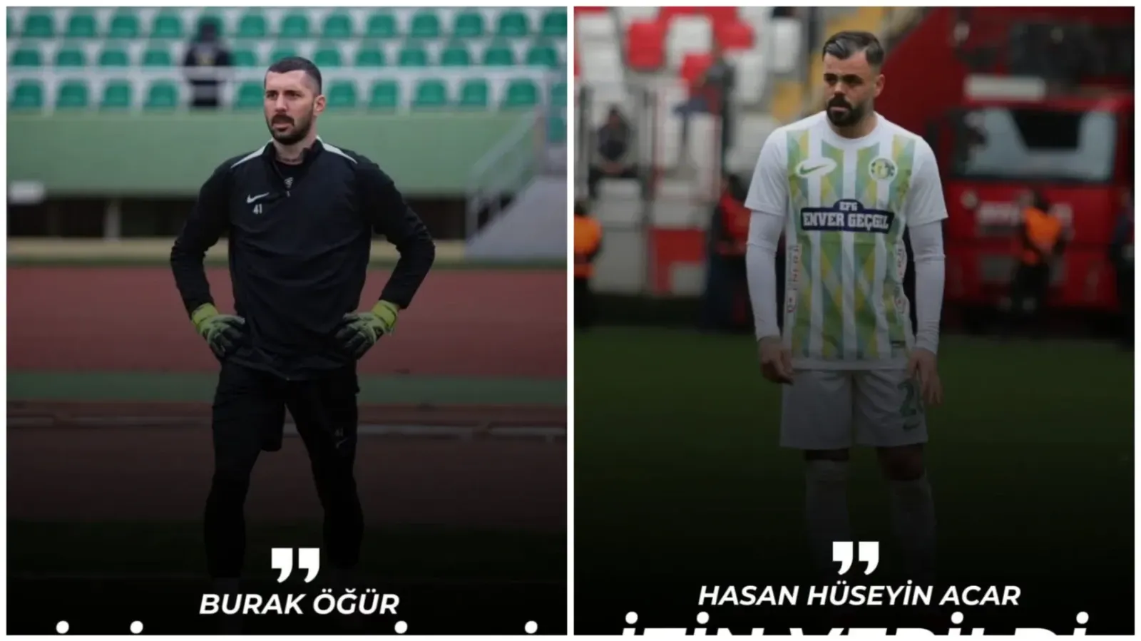 Şanlıurfaspor’dan iki futbolcuya izin