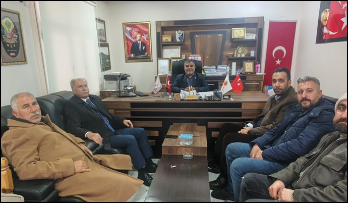 Deva Partisi Heyeti Viranşehir’de Muhtarlarla Buluştu