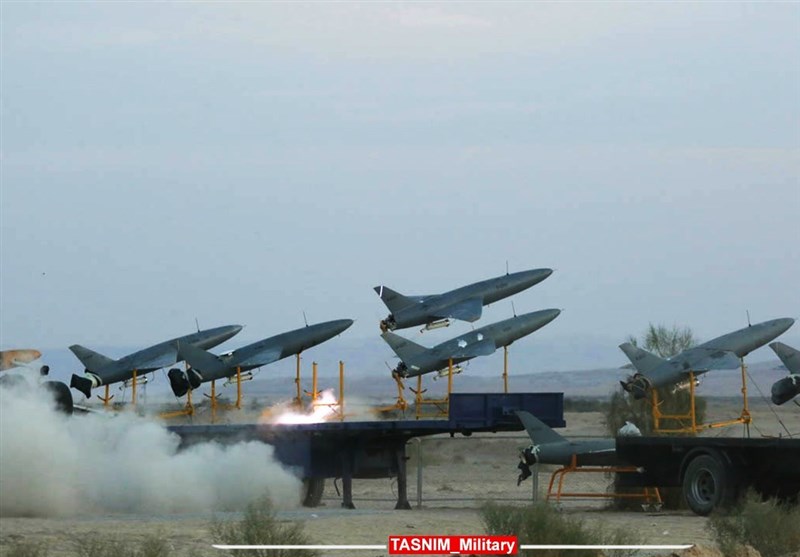 İran Ordusu'ndan İşgal Altındaki Topraklarda Düşman Askeri Altyapılarına İHA'lı Saldırı