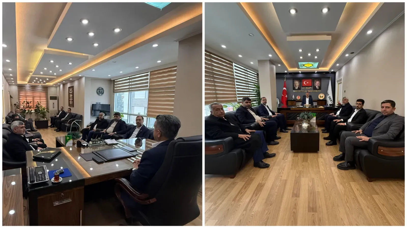 HÜDA PAR Heyeti AK Parti İl Başkanlığını Ziyaret Etti