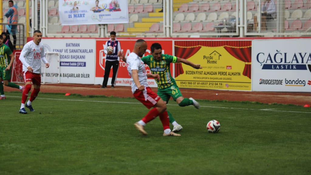Batman Petrolspor:2- Şanlıurfaspor:1