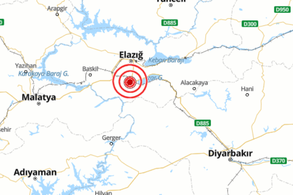 Elazığ'da deprem