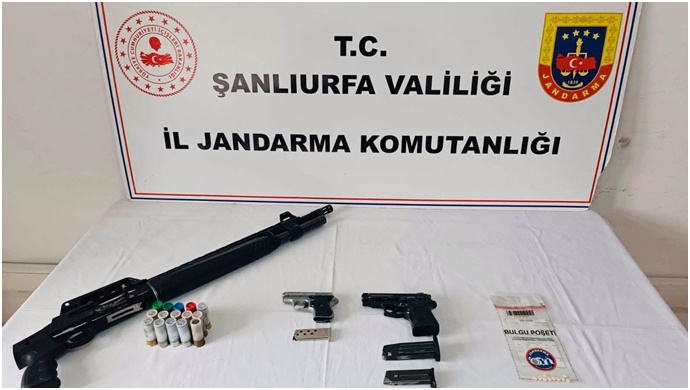 Şanlıurfa’da uyuşturucu ve silah operasyonu: 2 gözaltı