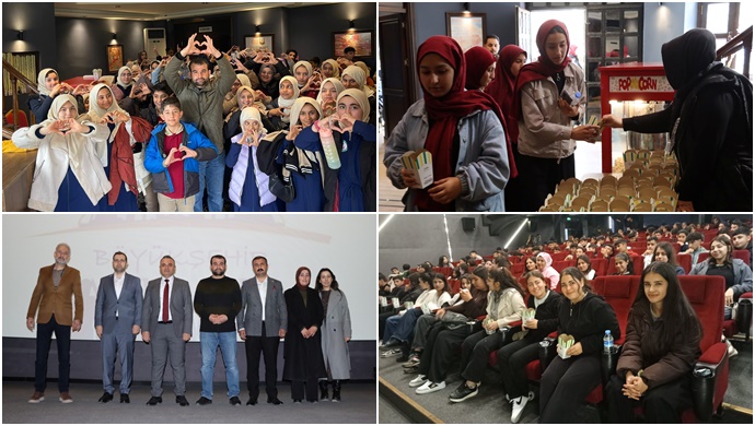 Hilvanlı Öğrencilerin Sinema Heyecanı: 1000 Çocuk Beyaz Perdeyle Tanıştı!