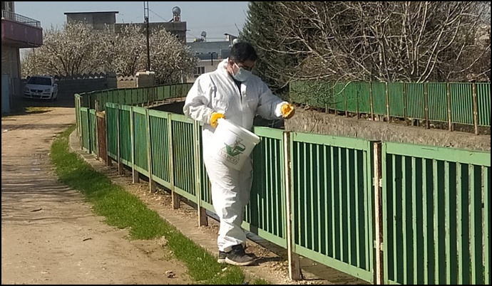 Bozova’da Haşereyle Mücadele Çalışmaları Sürüyor